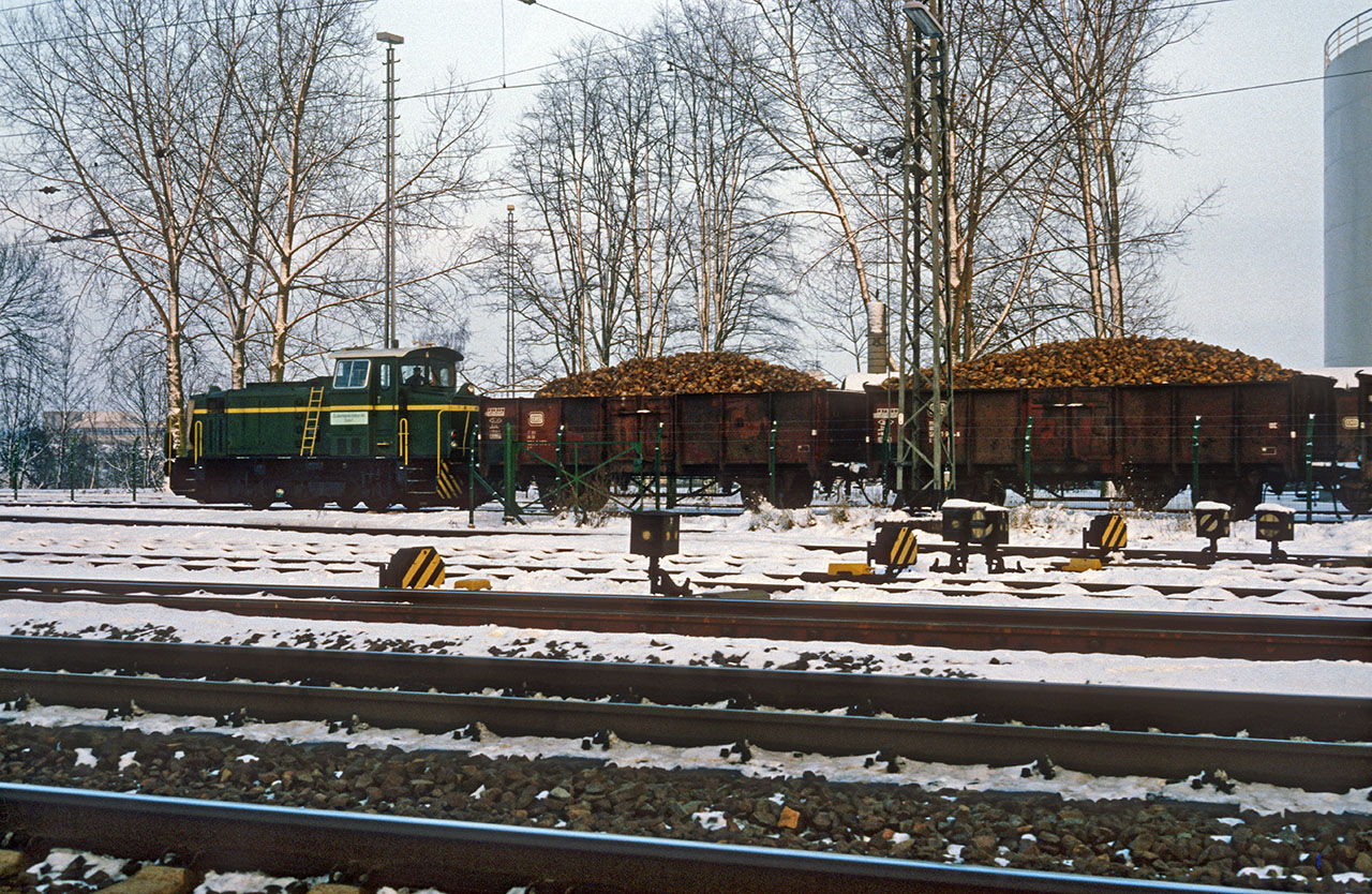 Lok 1 der Zuckerfabrik Uelzen 30. November 1985