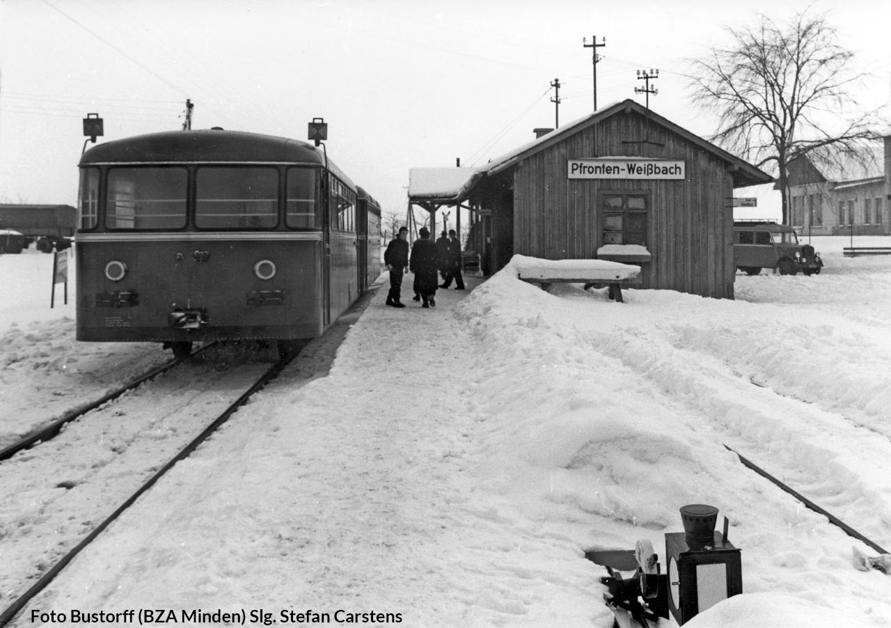VT 95 / VB 140 Bf Pfronten-Weißbach Februar 1956