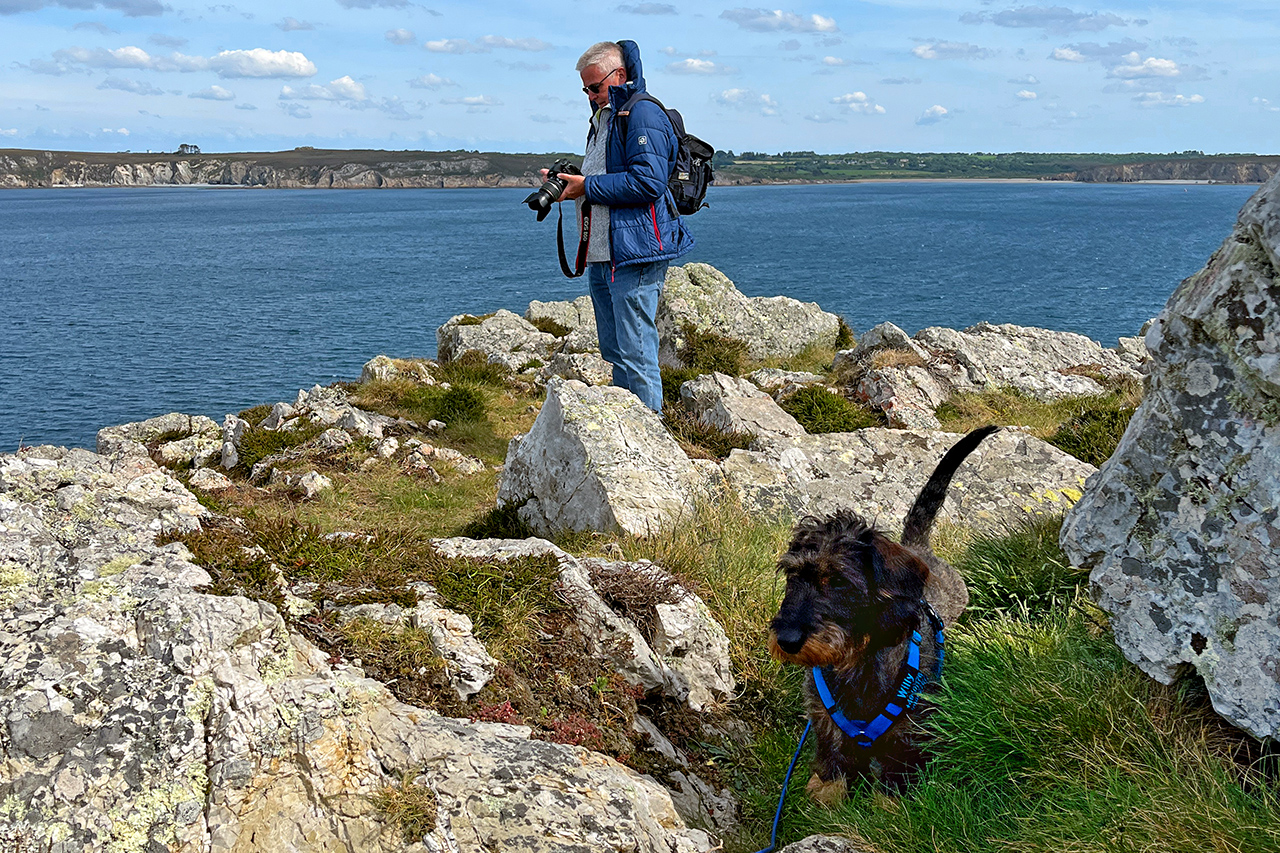 "Was hat Stefan da denn schon wieder fotografiert?" – Pointe de Dinan, 11. Mai