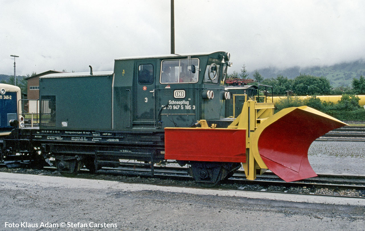 Schneepflug 851 947 5 185 Sonthofen Juli 1981